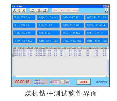 煤機(jī)鉆桿測(cè)功